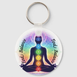 Llavero Arte de Meditación Chakras | Siete Símbolos Colori