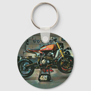Llavero arte de motocicleta vintage