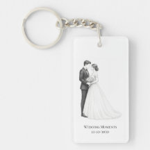 Arte de Novia y Novio Cara a Cara