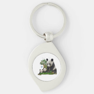 Llavero Arte de oso panda