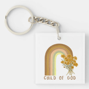Llavero arte de palabras de Dios infantil inspirador