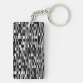 Llavero Arte de patrones geométricos modernos, urbanos, co