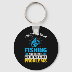 Llavero Arte De Pesca Que Solo Quiero Ir A Pescar
