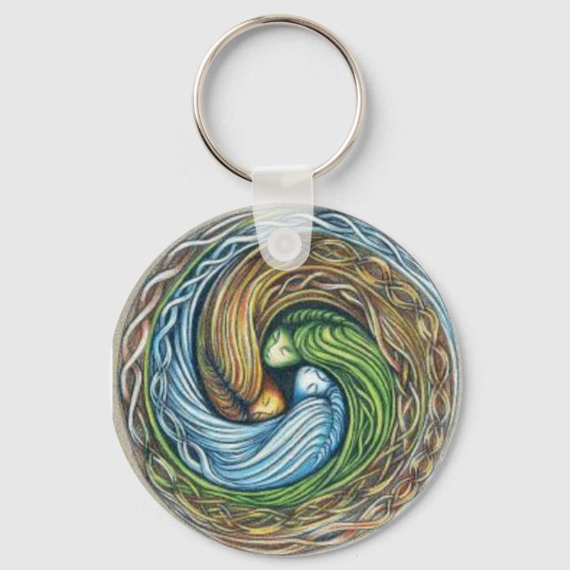 Llavero Arte de Three Goddesses por P.Dempsey (Anverso)