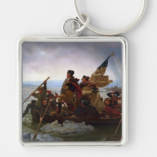Llavero Arte de Washington cruzando el Delaware (Frente)