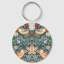 Llavero Arte de William Morris: Pájaros y Flores