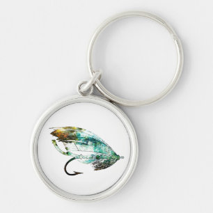 Llavero Arte del señuelo de la pesca con mosca de la