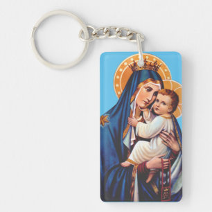 Llavero Arte Devocional de Nuestra Señora del Monte Carmel