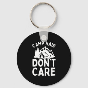 Llavero Arte divertido de camping para hombres y mujeres c