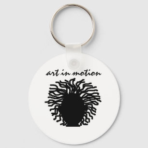 Llavero arte en el movimiento
