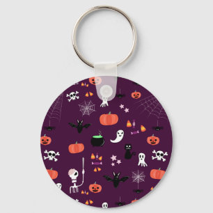 Llavero Arte espeluznante y lindo de Halloween