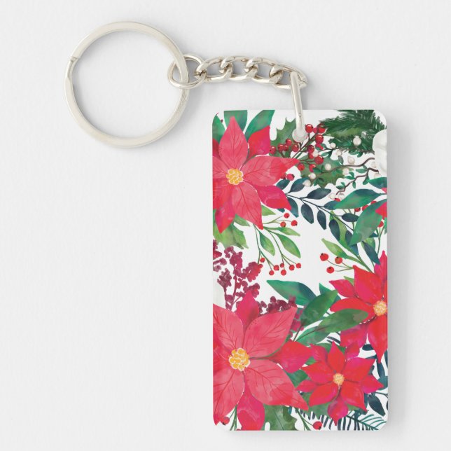 Llavero Arte floral moderno (Frente)
