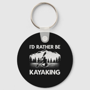 Llavero Arte genial de kayak para hombres y mujeres Paddle