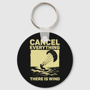 Llavero Arte Genial de Kitesurfing para Hombres Mujeres Ki