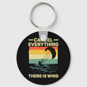 Llavero Arte Genial de Kitesurfing para Hombres Mujeres Ki