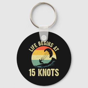 Llavero Arte Genial de Kitesurfing para Hombres Mujeres Ki