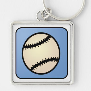Llavero Arte gráfico de dibujos animados Deportes, Béisbol