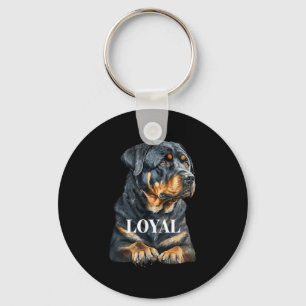 Llavero Arte gráfico de perro Rottweiler Rottie