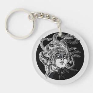 Llavero Arte Hipnotizante de Medusa