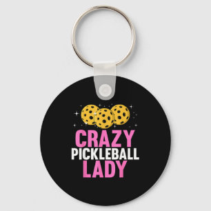 Llavero Arte lindo de pickleball para mujeres mamá abuela