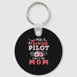 Llavero Arte Madre Mi Piloto Favorito Me Llama Mamá Navi