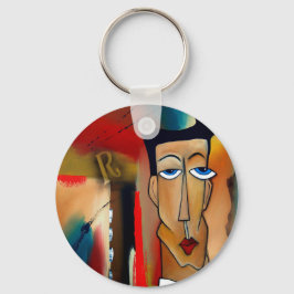 Llavero arte merger-abstracto