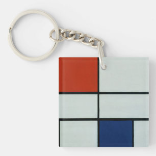 Llavero Arte moderno de Piet Mondrian