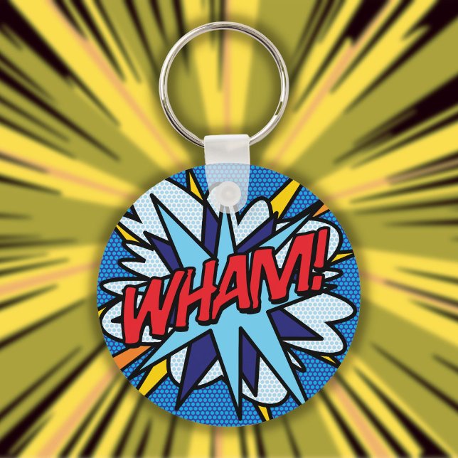 Llavero Arte Pop de Cómic WHAM (Subido por el creador)