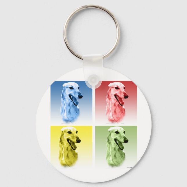 Llavero Arte pop de Greyhound (Anverso)