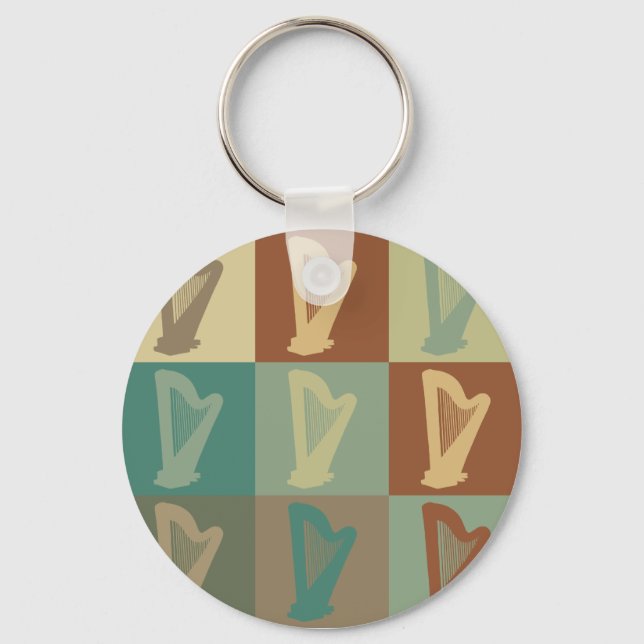 Llavero Arte pop de Harp (Anverso)