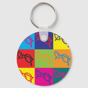 Llavero Arte pop de la óptica