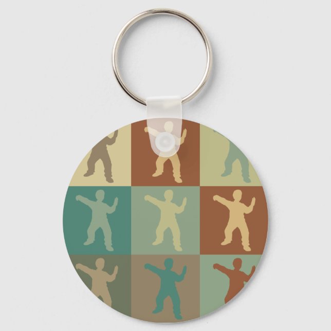 Llavero Arte pop tai chi (Anverso)