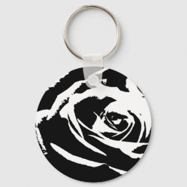 Llavero Arte Rosa posterizado