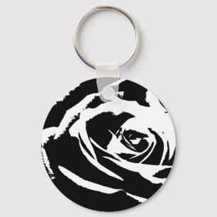 Llavero Arte Rosa posterizado