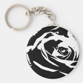 Llavero Arte Rosa posterizado