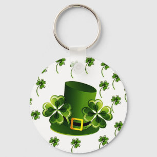 Llavero Arte Shamrock irlandés