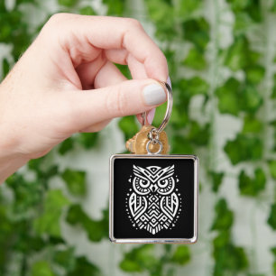 Llavero Arte tribal geométrico vintage