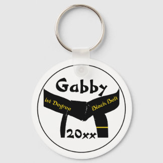 Llavero Artes marciales 1º grado Keychain Black Belt