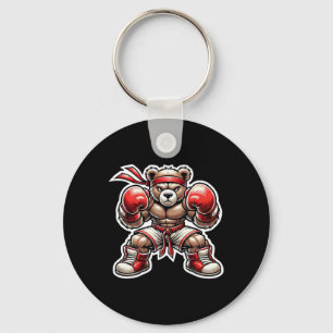 Llavero Artes Marciales Boxeo Oso Callejero Grizzly Muay T