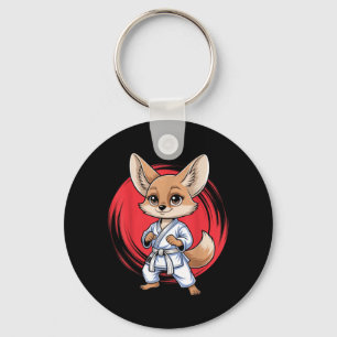 Llavero Artes Marciales de Zorro Fennec Karate Jiu-Jitsu J