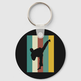 Llavero Artes marciales Kickboxing Karate Taekwondo Retro
