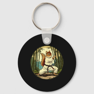 Llavero Artes Marciales Taekwondo Bamboo Karate Ardilla
