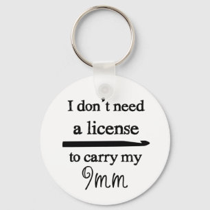 Llavero Artesanías de licencia Crochet Hook