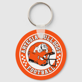 Llavero Artesia Bulldogs Football Roundel Keychain