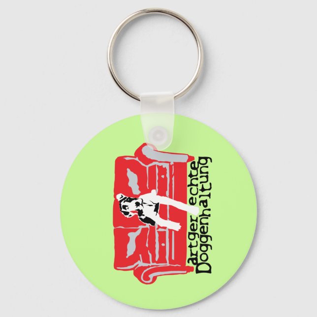 Llavero Artgerechte Doggenhaltung (Anverso)