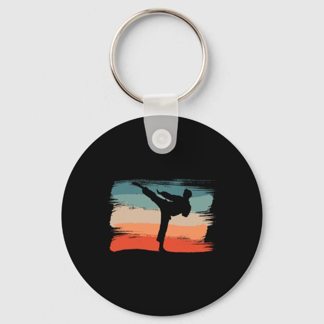 Llavero Artículo de fanático de karate Accesorios de artes (Anverso)