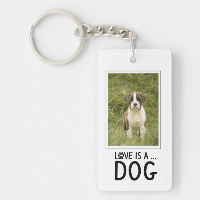 Llavero Artículos personalizados del perro para los (Frente)