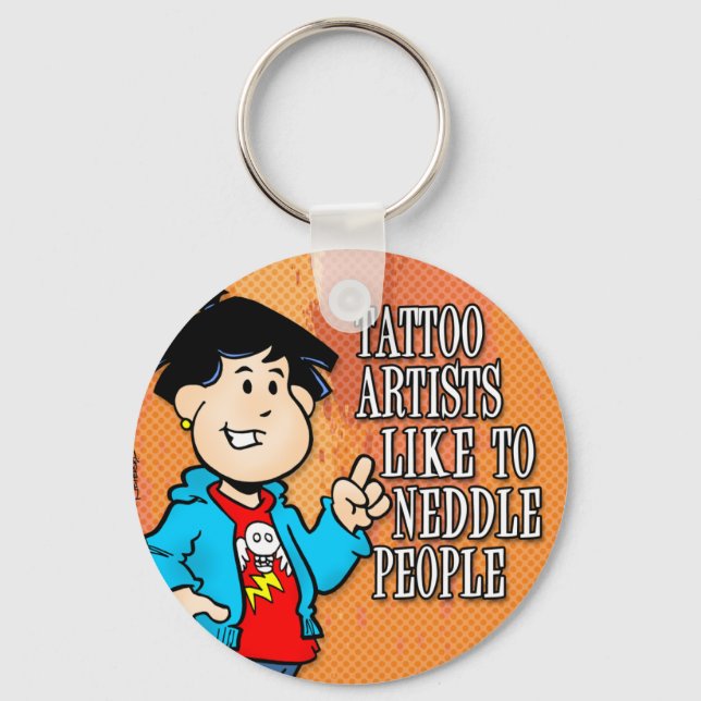 Llavero Artista del tatuaje (Anverso)