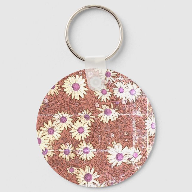 Llavero Artsy Daisies (Anverso)