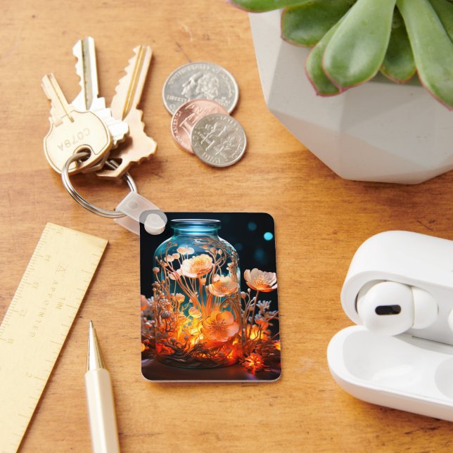 Llavero Artsy Flower Jar (Escritorio )